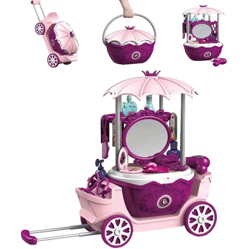 Jouets De Beauté Filles Princesse Shabiller Maquillage Jouet Ensemble De Beauté Pour Enfants Jouets Enfants Simulation Coiffeuse Prétendre Jouer Jouet
