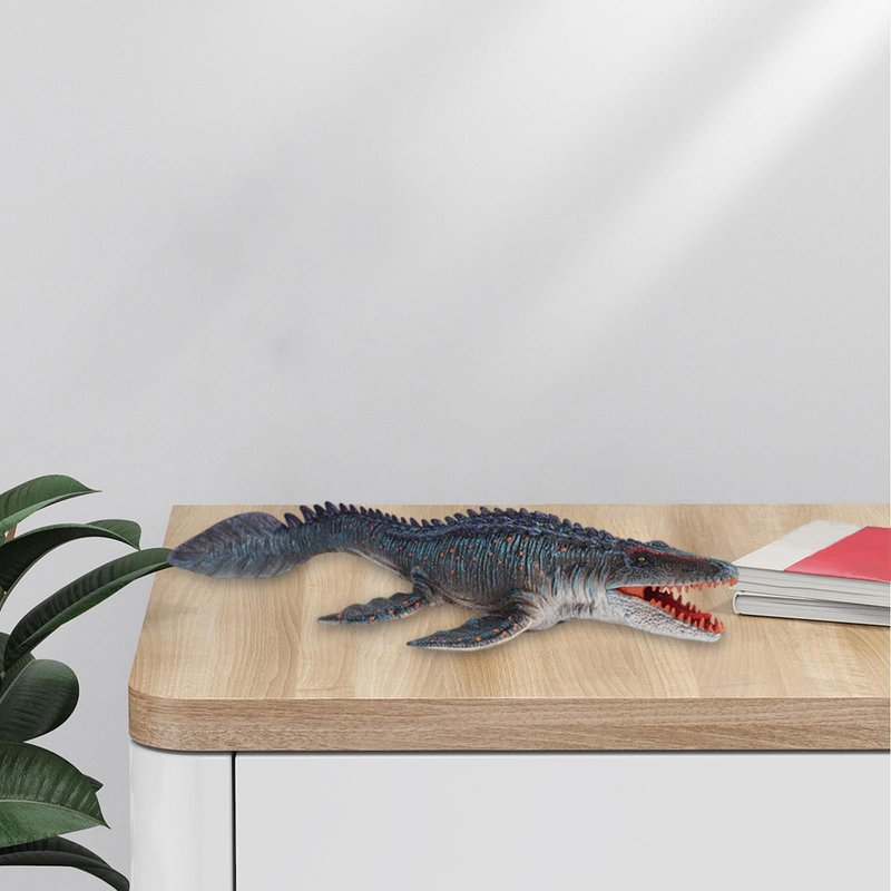 Statue De Mosasaurus, Reproduction De La Période Du Crétacus, Figurine Phistorique, Animal De L'Océan Miniature Pour Collection