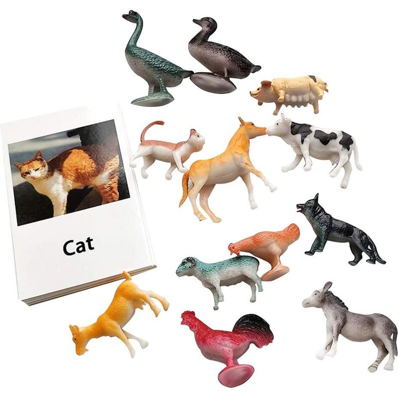 Carte De Modèle D'Animal Montessori, Carte D'Alphabet En Anglais, Aide Pédagogique, Jouets Éducatifs Pour La Petite Enfance