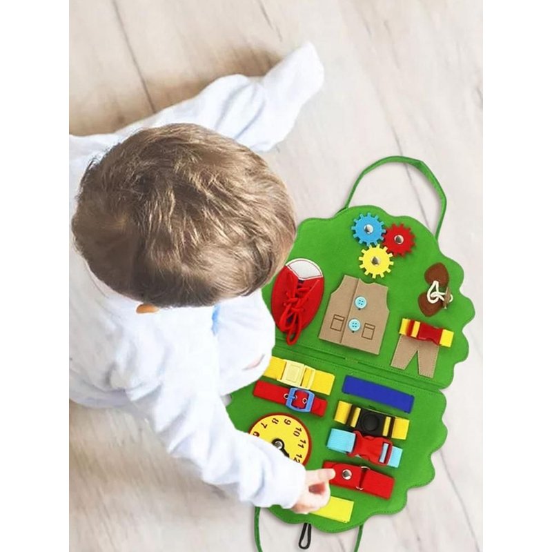 Jouet De Planche Sensorielle Montessori Pour Enfant En Bas Âge, Développement Des Compétences De Base Et De La Motricité Fine, Jouet Éducatif Préscolaire