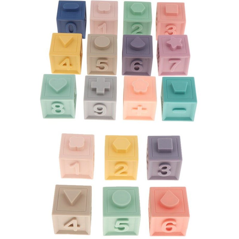 Jouets De Bain 3d En Caoutchouc Souple Pour Bébé, Balle Sensorielle À Empiler