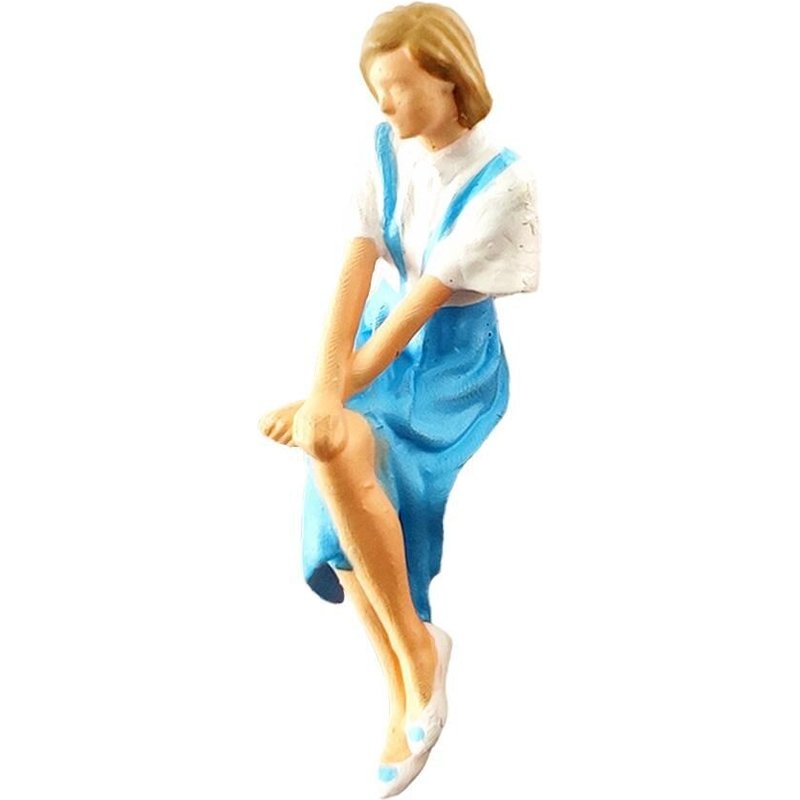 Modèle De Lecteur De Simulation De Personnes Miniatures, 1/64, Figurines De Personnage, Pour Bureau, Micro-Scène, À Monter Soi-Même