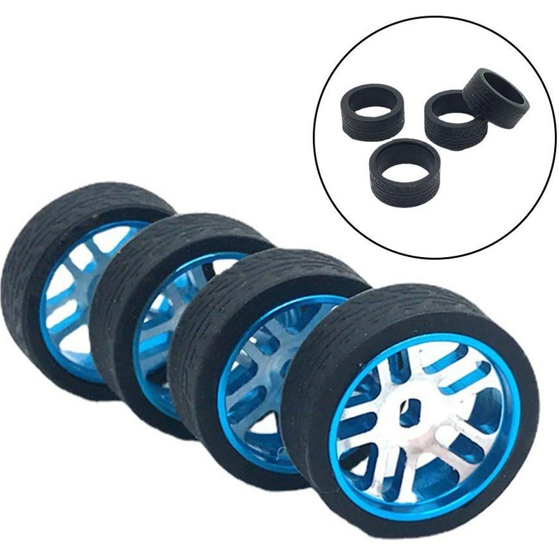 Pneus En Caoutchouc Pour Wltoys K969 1/28 4wd, Pièces De Rechange De Modèle De Voiture De Course