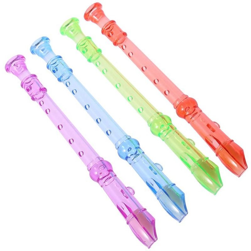 Enregistreur D'Instruments De Musique En Plastique, Flûte, 6 Trous, Jouets Colorés Pour Enfants, Cadeau