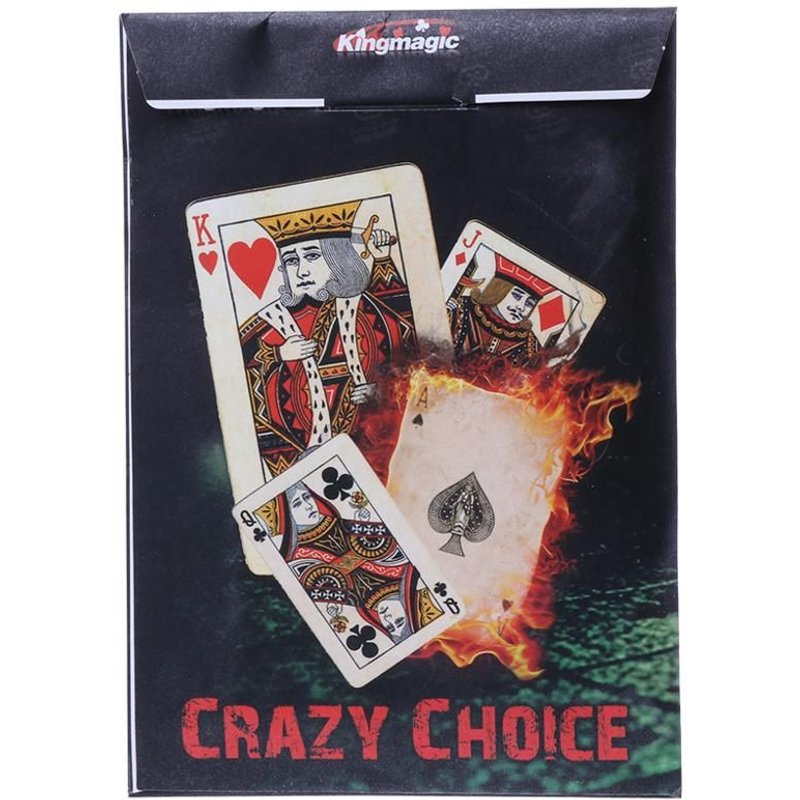 Jeu De Cartes Au Choix Fou, Tour De Magie, Gros Plan Sur Le Même Jouet Magique, Nouveauté