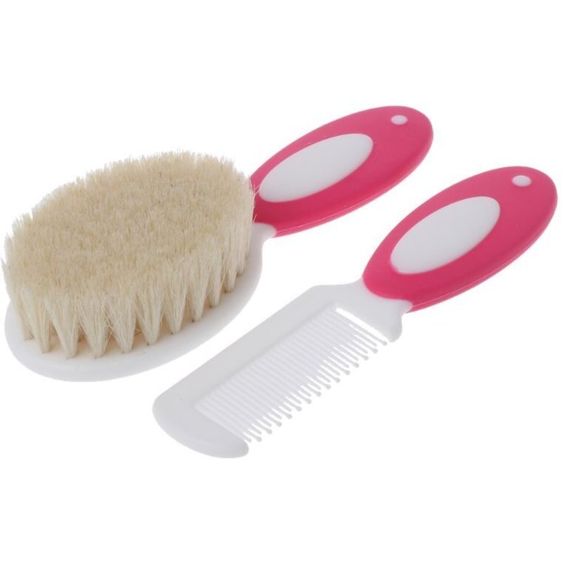 Brosse À Cheveux Douce Et Portable Pour Nouveau-Né, Peigne Pour Enfants, Ensembles De Brosses À Cheveux Pour Garçons Et Filles, Masseur De Tête, 2 Pièces/Ensemble
