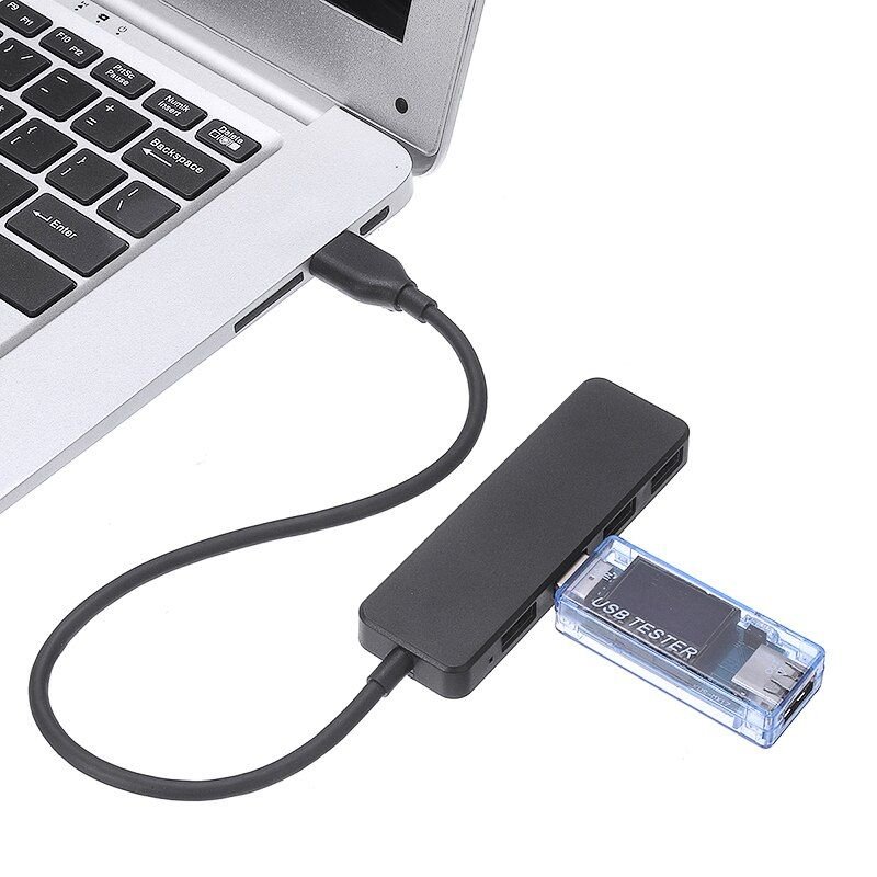 Répartiteur de transfert de données Ultra-mince, 4 Ports USB 3.0, pour Windows 7/8/10 Vista, Macbook et Mac
