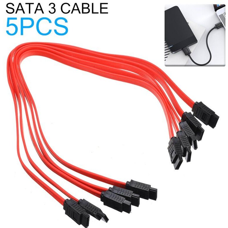 câble SATA haute vitesse pour disque dur, 1.5 Gbps, 40cm, série ATA RAID, transfert de données à Angle droit, 5 pièces