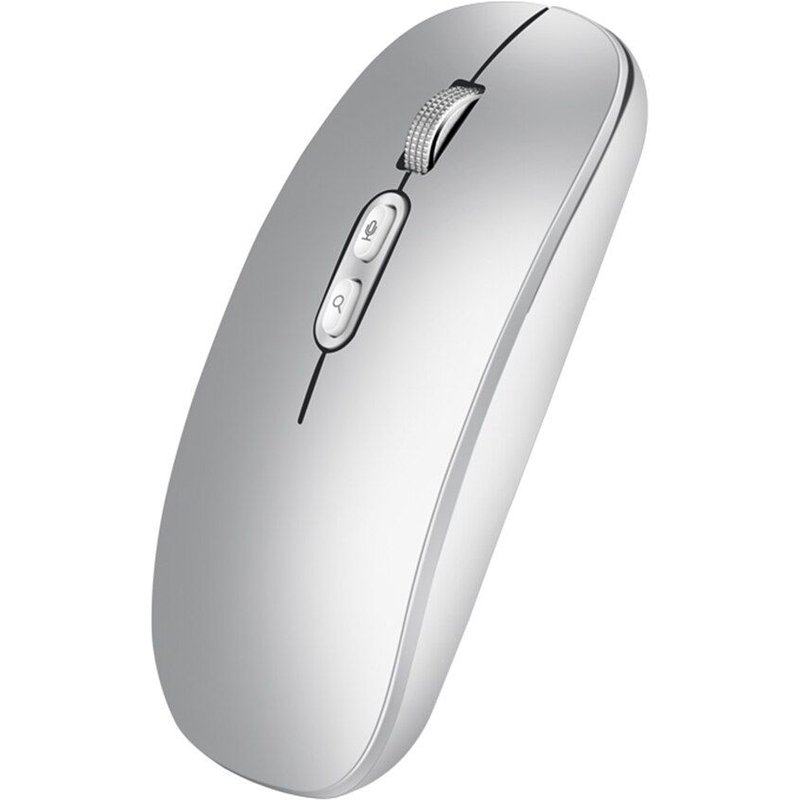 Souris optique sans fil, Ultra-fine, 2.4G, intelligence artificielle, voix intelligente, Rechargeable, pour les soins de bureau, fournitures d'ordinateur