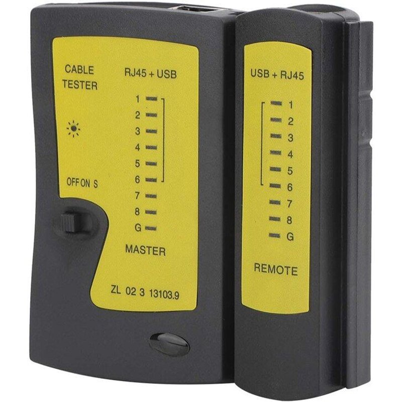 Testeur de câbles réseau RJ45 + USB Ethernet, outil multifonction de Test de câbles de téléphone, détecteur de ligne