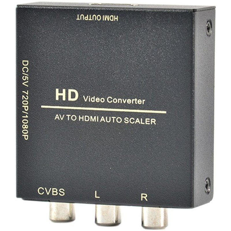 Adaptateur NEW-AV vers HDMI, convertisseur HD RCA vers HDMI, pour PC/PS4/PS3/TV/STB/VHS/VCR/caméscope/DVD 1080P