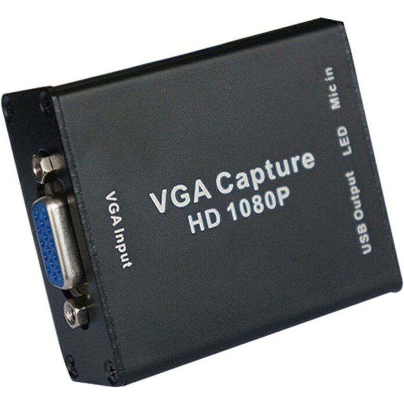 Adaptateurs VGA vers USB pour enregistrement vidéo, carte d'acquisition pour projecteur, réunion, Support OBS, NEW-1080P