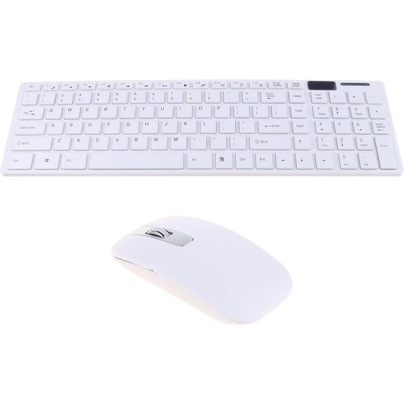 ensemble clavier et souris sans fil 2.4G, silencieux, universel, Ultra-fin, pour ordinateur portable