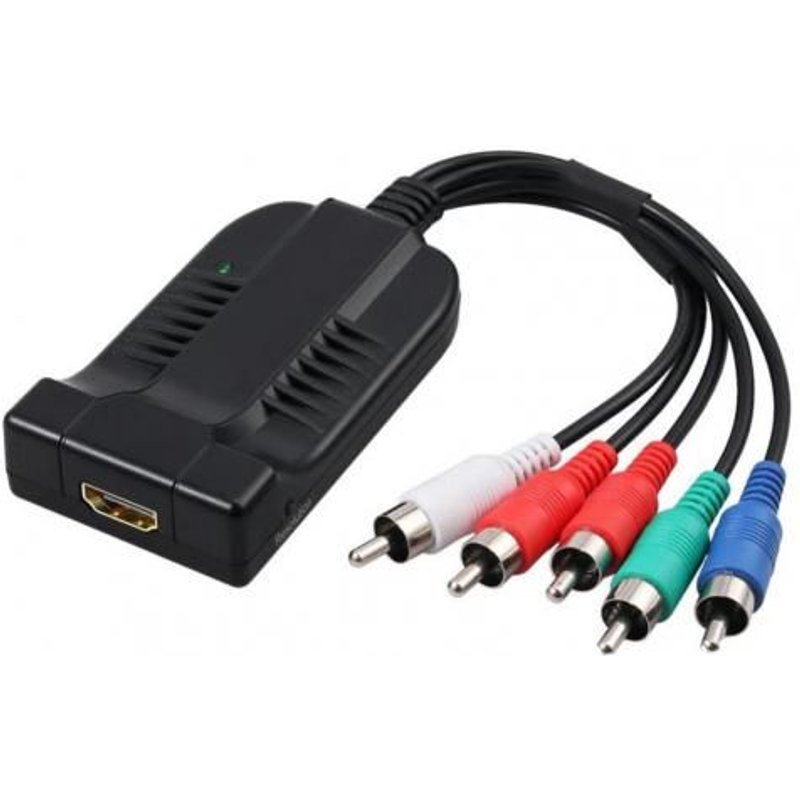 Convertisseur vidéo universel Portable, composant compatible HDMI vers YPbPr, adaptateur rvb, câble cc pour Home cinéma