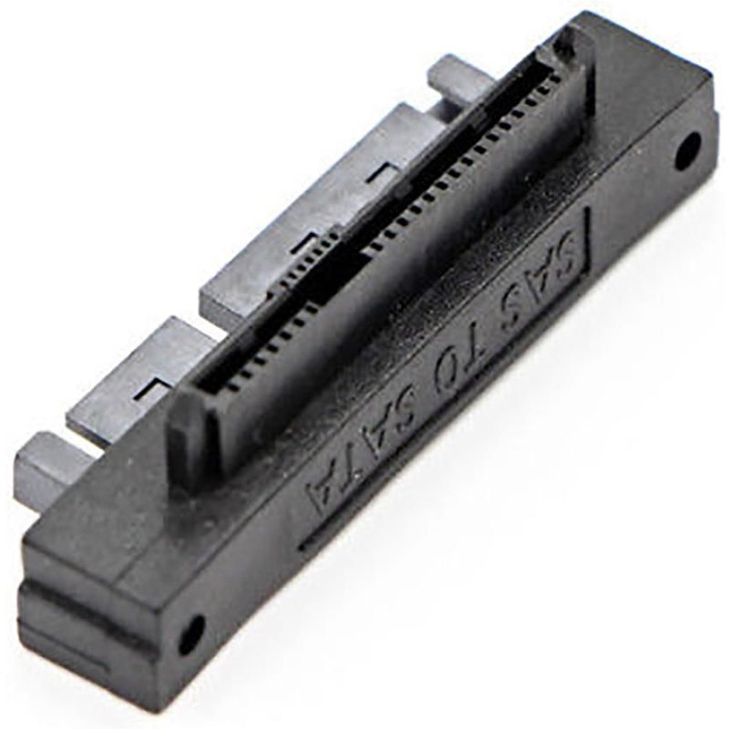 adaptateur de disque dur SATA 22 broches à 7 + 15 broches, Angle de 90 degrés