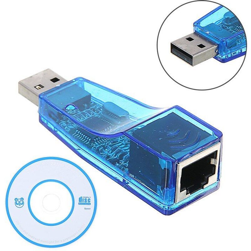 Adaptateur de carte réseau Ethernet USB 1.0/1.1/2.0 LAN à RJ-45, vitesse 10/100Mbps, convertisseur Ethernet pour ordinateur portable L6