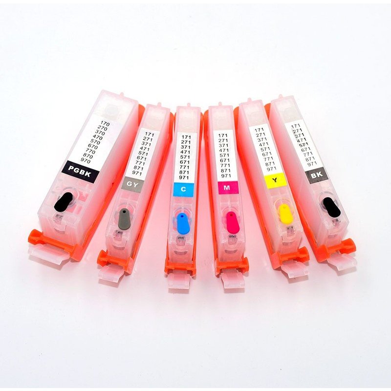 Recharge de cartouche encre pour Canon PIXMA, pour MG7750, MG7751, MG7752, MG7753, TS9050, TS9055, TS8050, TS8051, TS8052, TS8053