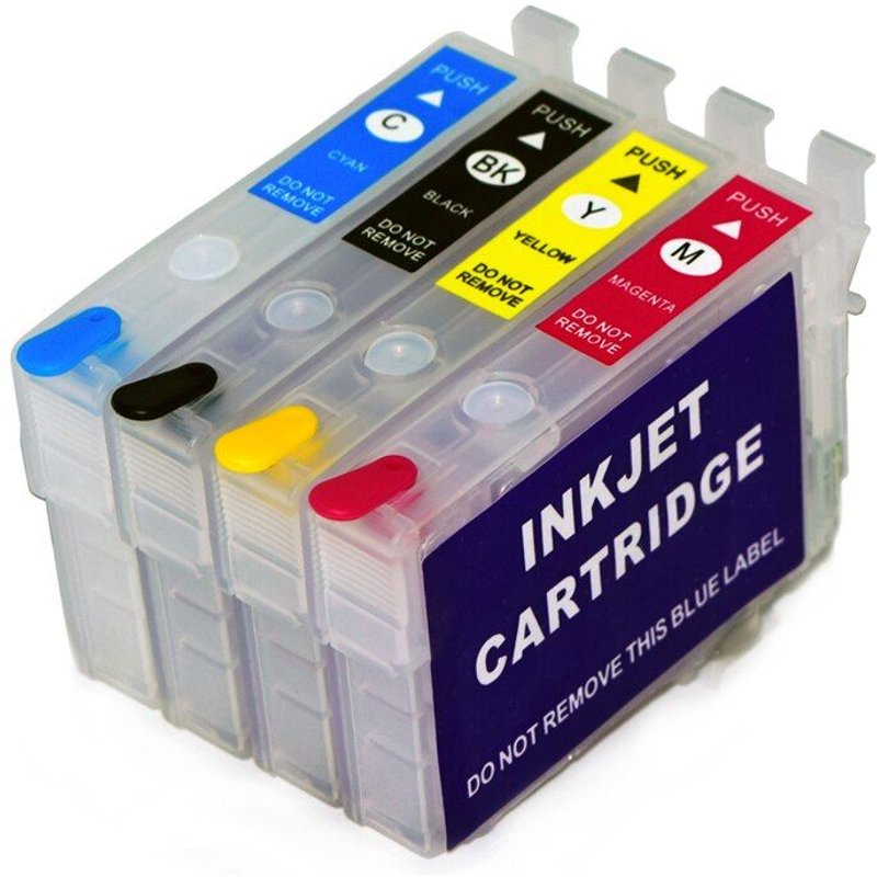 Recharge de cartouche encre 103 T103 T1031-T1034 avec puce ARC pour imprimante Epson