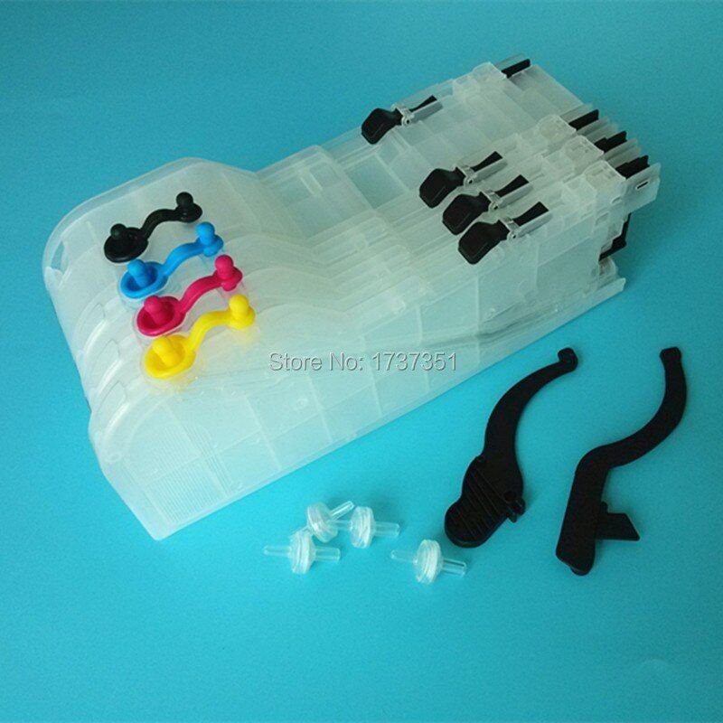 Cartouche de recharge encre LC505/LC509/LC535/LC539, pour imprimante Brother J100/J105/J200/LC525/LC529/LC545/LC549, pas besoin de puces