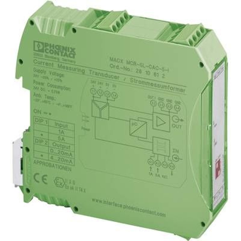 Convertisseur de courant Contenu: 1 pc(s) Phoenix Contact MACX MCR-SL-CAC- 5-I 2810612