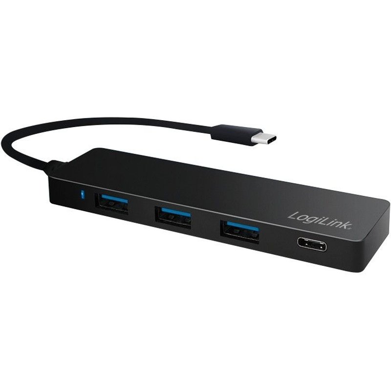 Logilink UA0311 USB 3.0 (3.1 Gen 1) Type-C 5000Mbit/s Noir hub & concentrateur