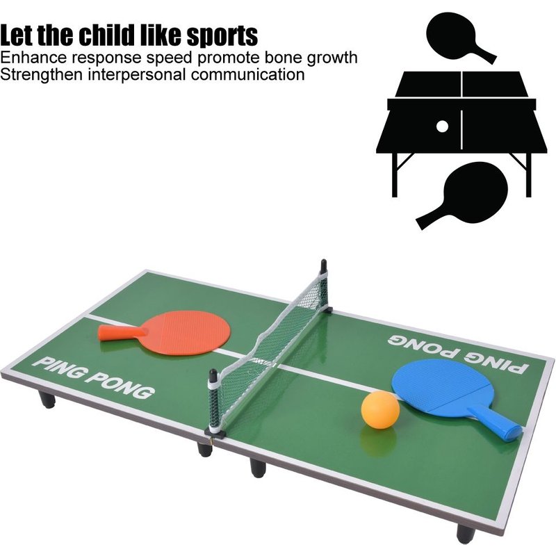 Mini Jeu De Table De Tennis Bureau Pliant De Ping-Pong Jouet De Divertissement Parent-Enfant1605g -Time_Square