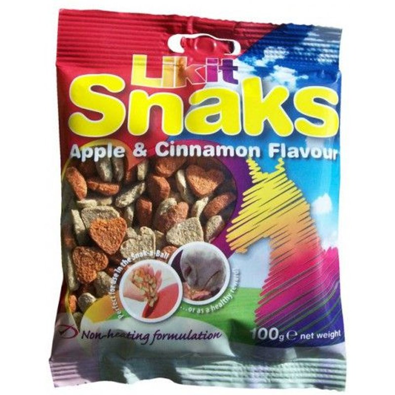 Bonbons Pour Chevaux Likit Goût Pomme/Cannelle, Taille : 100 G