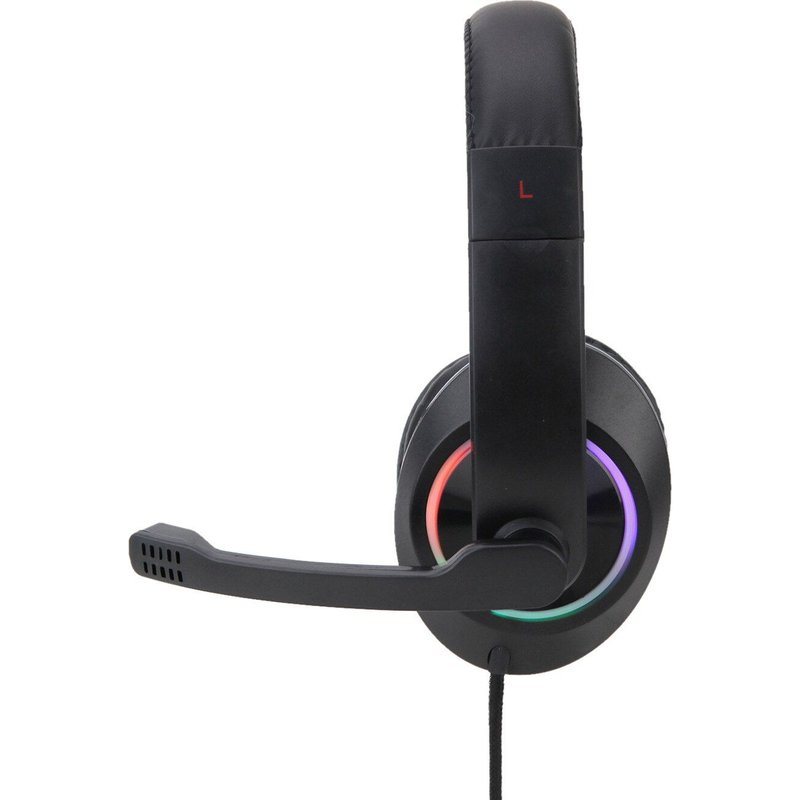 Casque D'Écoute Filaire Avec Câble Statique Coloré, Écouteurs De Jeux Électroniques, Microphone D'Ordinateur Portable, Rvb