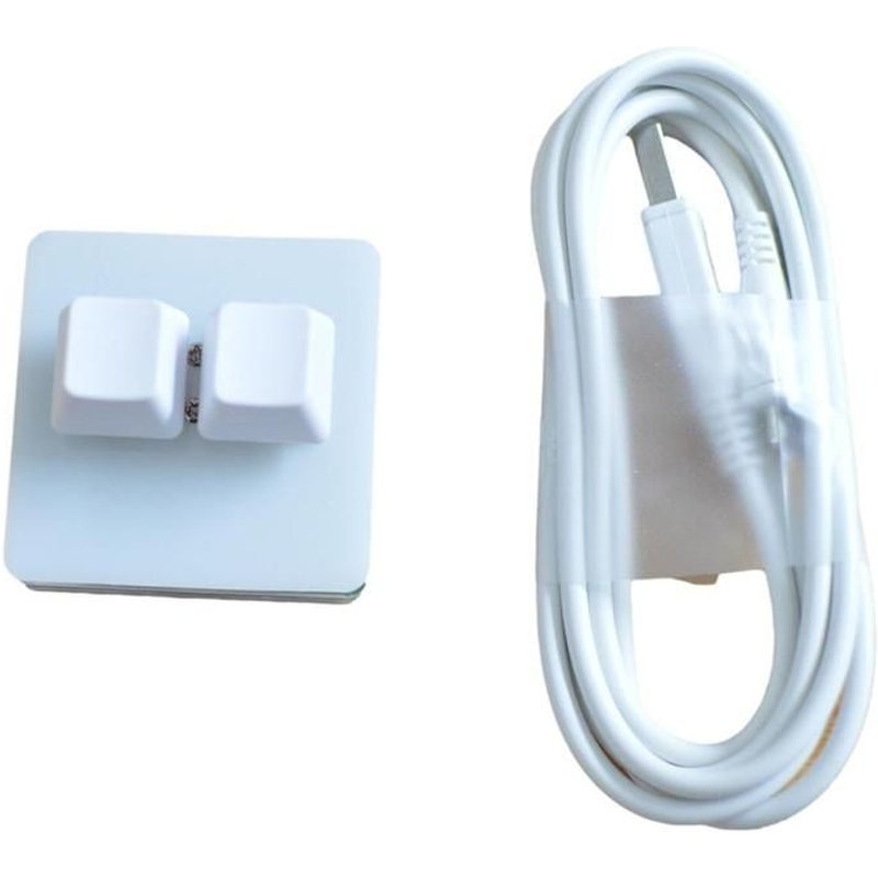 Clavier USB de jeu mécanique à 10 touches, 2 touches, avec fonction de copie et de collage, raccourci Audio, pour WIN8 D4E2, 1 pièce