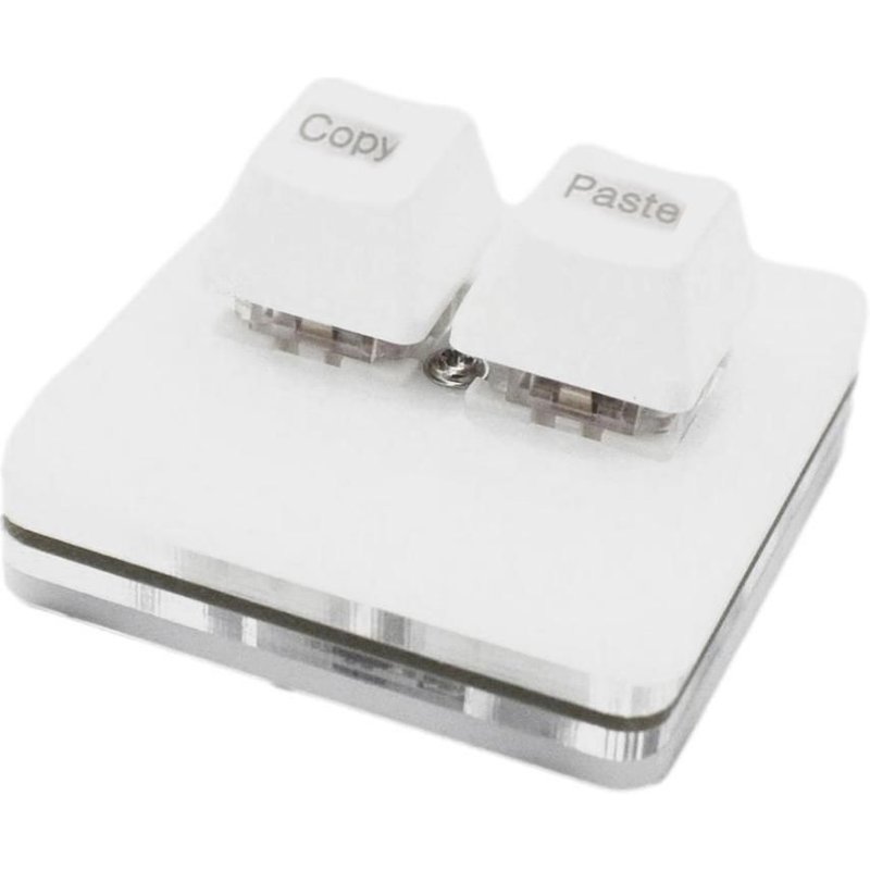 Mini clavier USB de jeu mécanique à 2 touches, personnalisable, copie et collage Audio, raccourci, pour WIN8 10/