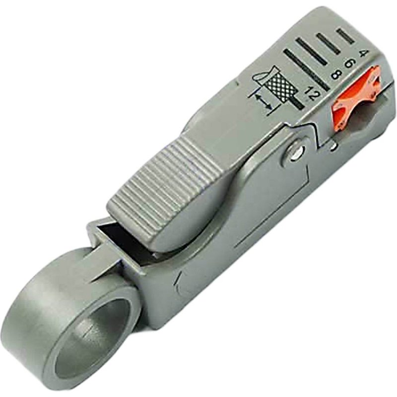Coupe-câble Coaxial rotatif à Double lames, outil de dénudage RG59 RG6