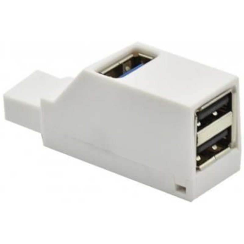 Mini répartiteur de câble de données USB Portable 3 Ports 2.0/3.0, Hub pour ordinateur Portable/ordinateur