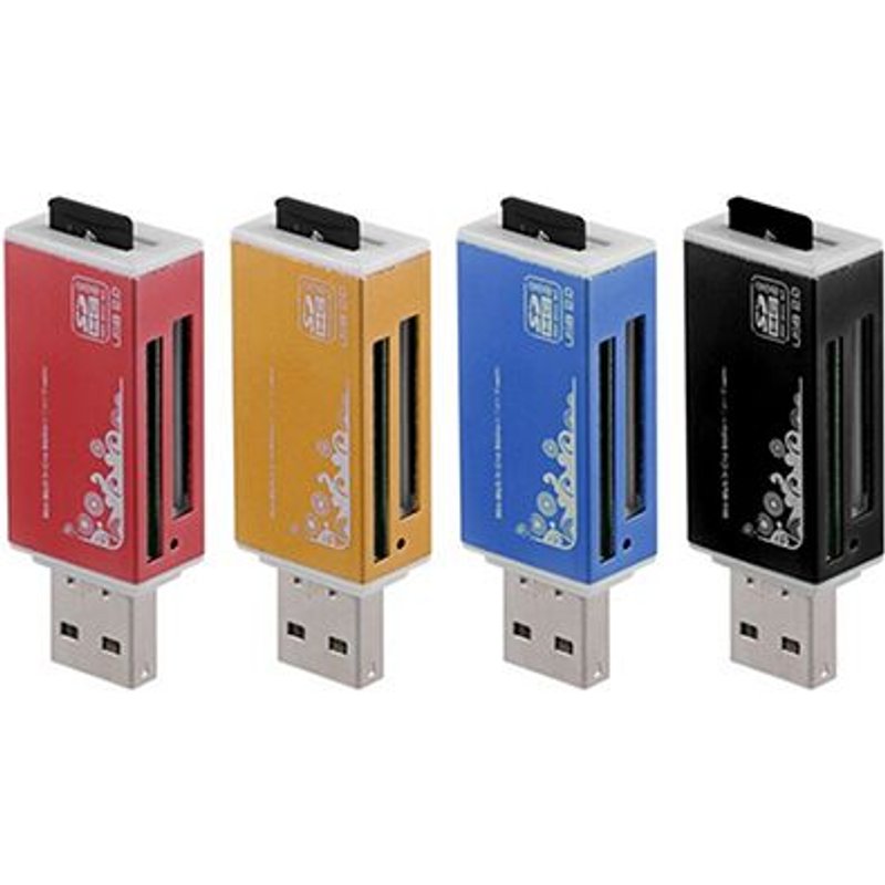 Lecteur de cartes mémoire Multi USB 2.0, tout-en-1, pour Micro SD SDHC TF M2 MMC MS PRO DUO