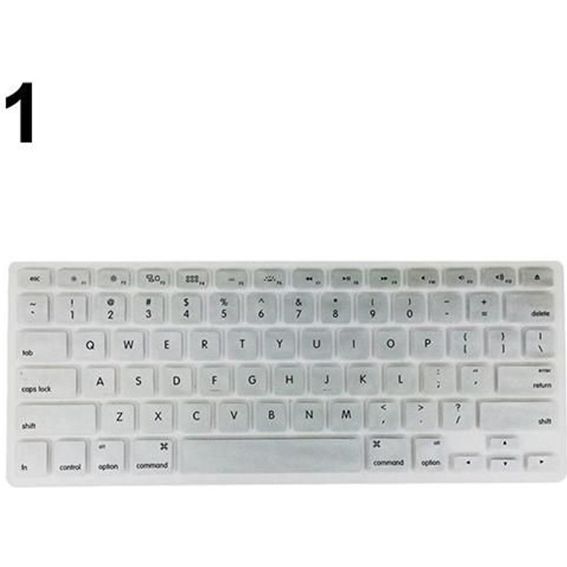 Housse de protection souple pour clavier Apple MacBook Air Pro 13/15/17 pouces, housse de protection pour ordinateur portable