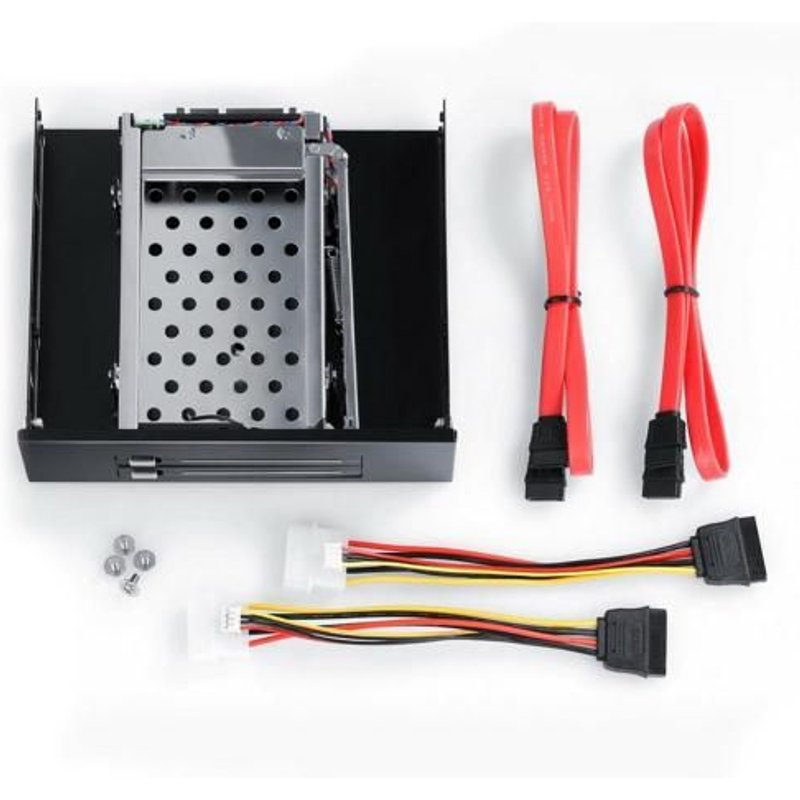 Support de boîtier interne pour disque dur 2.5 pouces SATA SSD, double baie, support pour Mobile