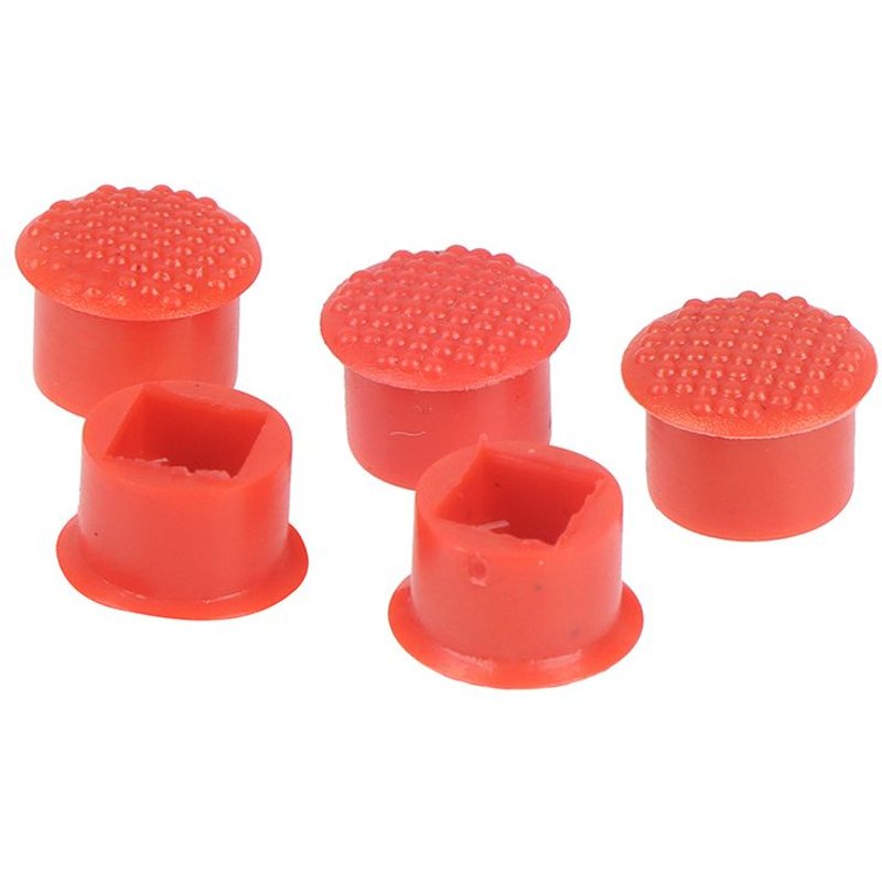 Mamelon ordinateur portable en caoutchouc, 5 pièces, capuchon de pointeur pour IBM Thinkpad, petit capuchon rouge pour clavier Lenovo, Guide de Trackstick