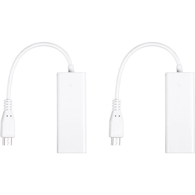 2X Mini adaptateur USB 5 broches 10/100 Mbps RJ45 LAN Ethernet pour tablette PC