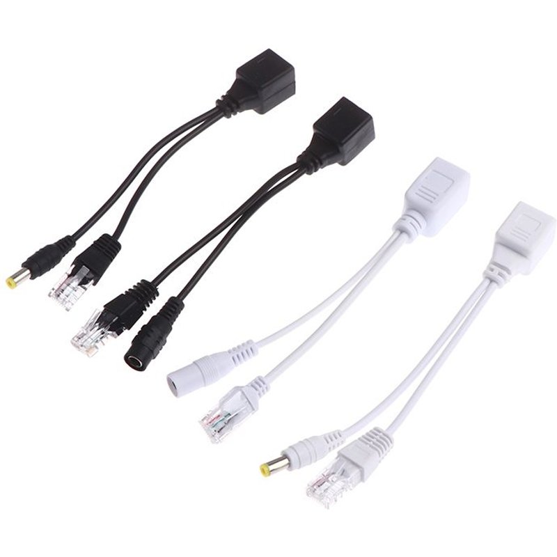 Adaptateur De Câble D'Injecteur Poe Rj45, 1 Pièce, Kit Séparateur Synthétiseur Séparateur Combinateur Prise Cc/Prise Non Poe Vers Poe Activé
