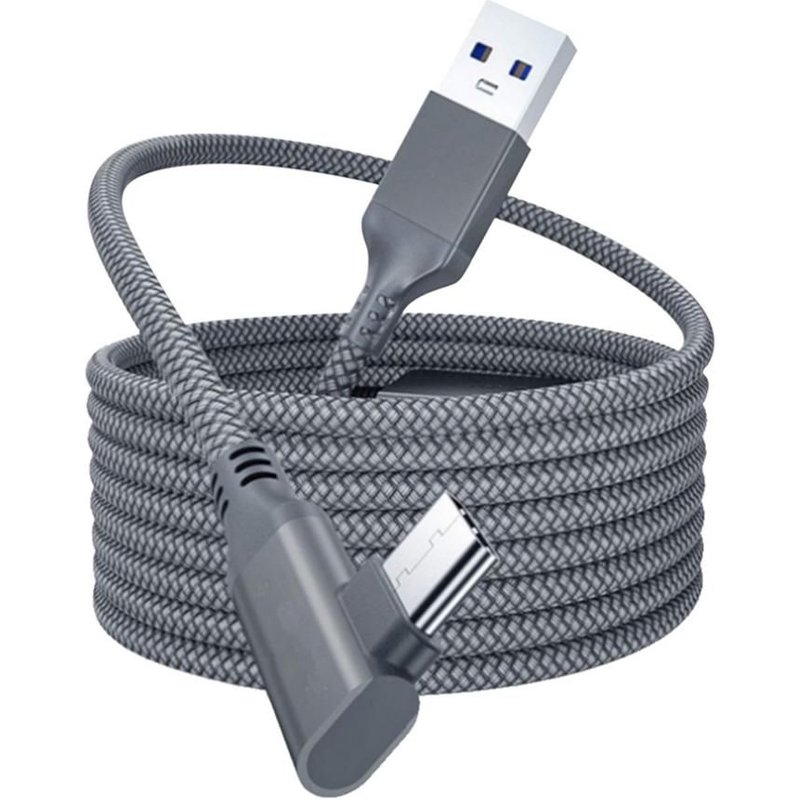 Câble de charge de 6M pour Oculus Quest 2 Link VR, câble de transfert de données USB 3.0 Type C vers cordon USB-A, accessoires VR