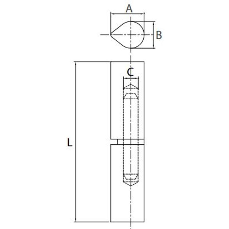 Paumelle à souder à bague laiton TORBEL - 60 mm - SBL060