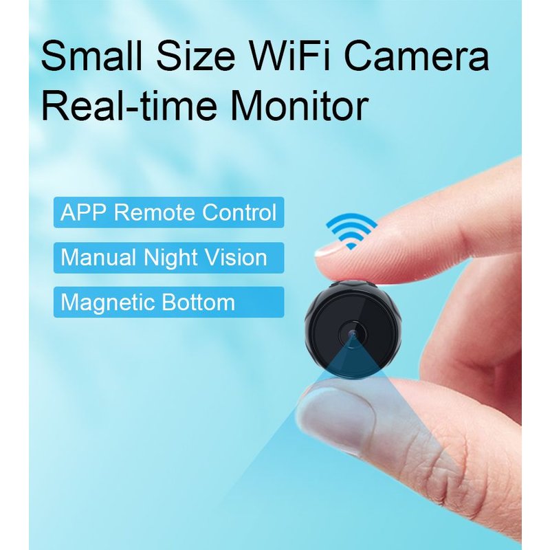 Mini caméra de Surveillance IP WIFI haute définition 1080P, dispositif de sécurité domestique de petite taille, avec Vision nocturne, détection de mouvement et alarme