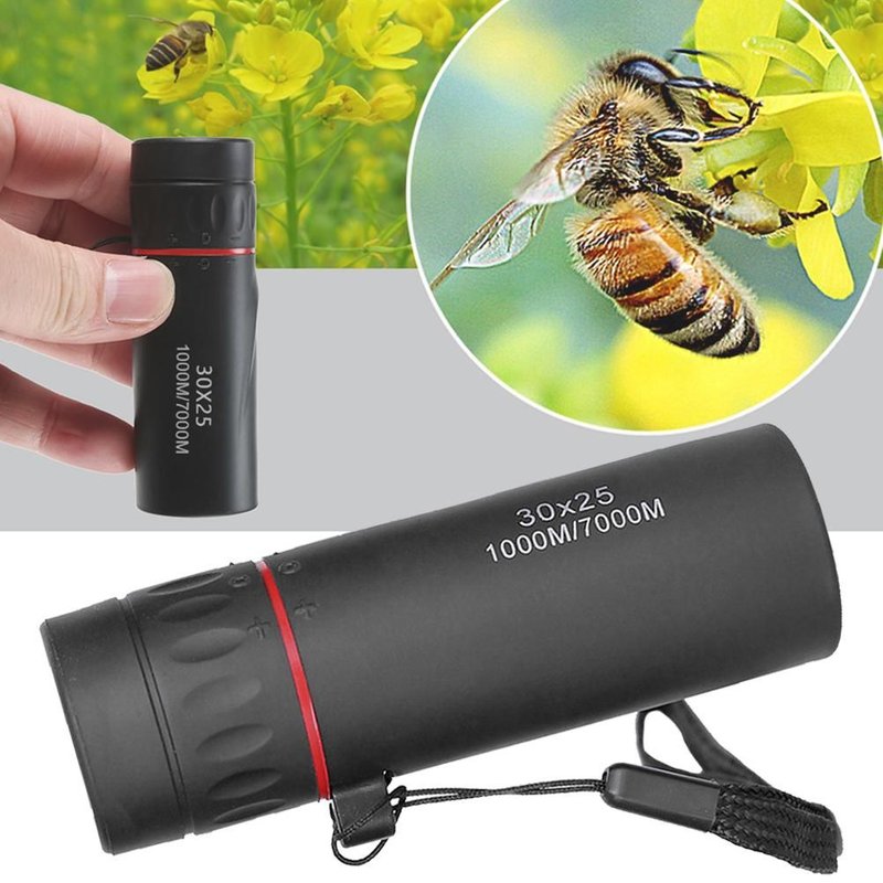 Mini télescope monoculaire Portable 30x25, étanche, Camping en plein air, randonnée, haute définition, Zoom militaire, portée 7X, Observation