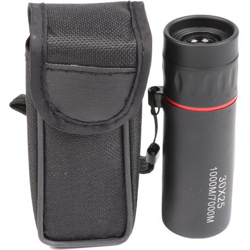 Lunettes de champ à Zoom optique 30x25, vue claire, jumelles HD de chasse à Film rouge, longueur focale réglable ou monoculaire 7x