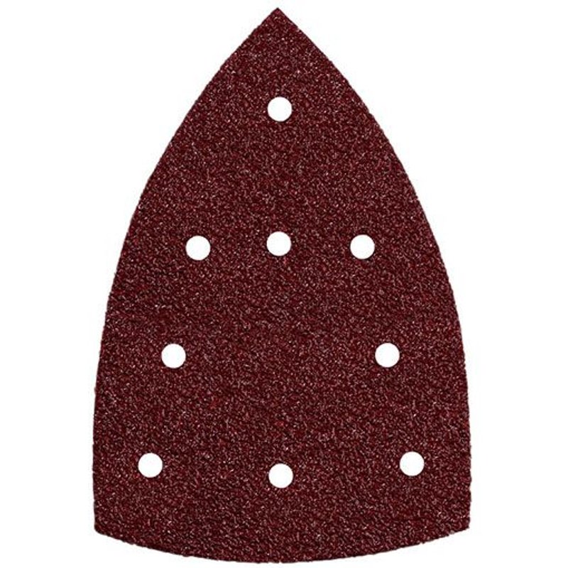 Metabo Feuilles abrasives auto-agrippantes 100 x 150 mm, P 180, 9 trous, Ã fixation auto-agrippante (SMA) - 635210000