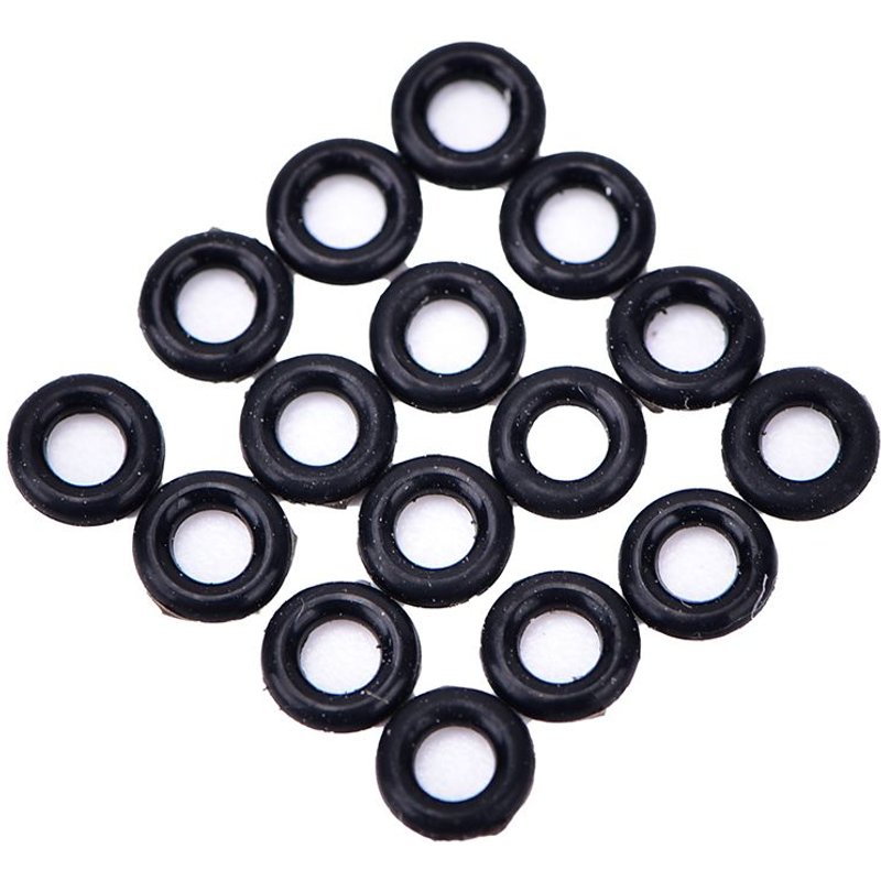 50 pièces Joints En Caoutchouc Rond Silicone O Anneaux En Caoutchouc Tiges/Vols Poignée Rondelles Garder aluminium tiges serré à fléchettes baril