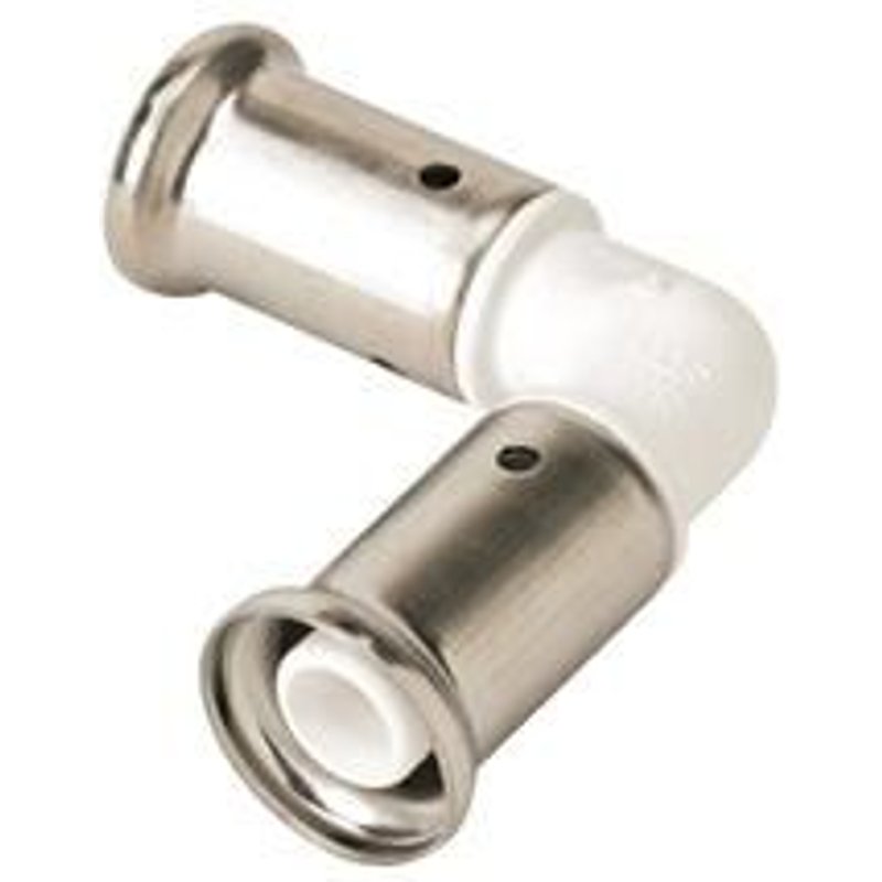 Coude 90° à sertir multicouche PVDF 16x16 HENCO Blanc - 1PKW-1616