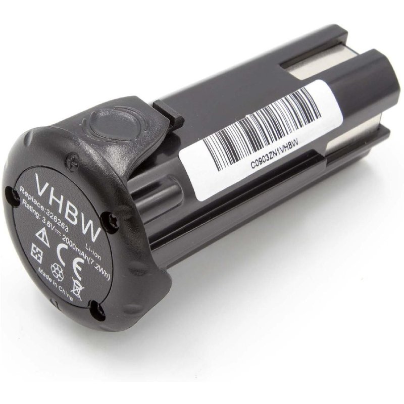 vhbw Batterie remplacement pour Hitachi / HiKOKI EBM 315, EBM315, 326263, 326299 pour outil électrique (2000 mAh, Li-ion, 3,6 V)