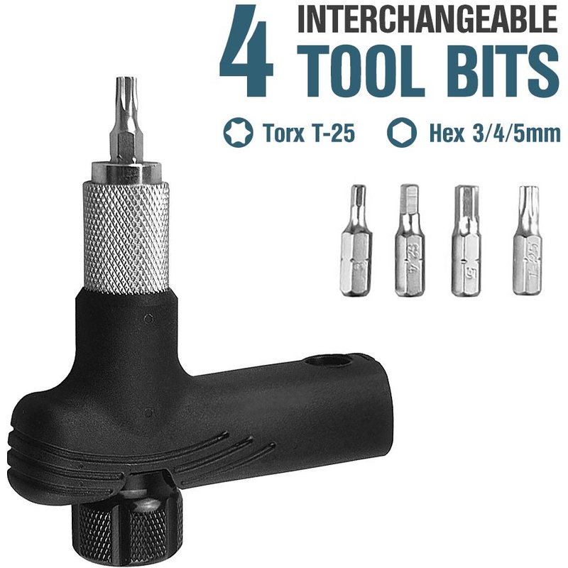 Clé dynamométrique ajustable en T, 4/5/6nm, Kit d'entretien de vélo Portable, outils de réparation portables