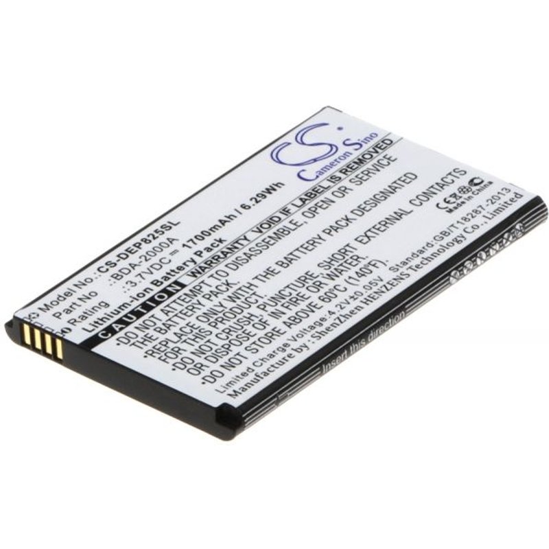 Batterie 3.7V 1.7Ah Li-ion BDA-2000A pour Doro Liberto 8030