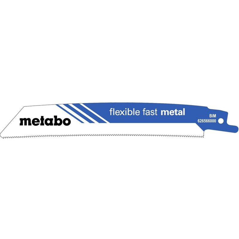 Metabo 5 lames de scie sabre « flexible fast metal » 150 x 1,1 mm - 626566000